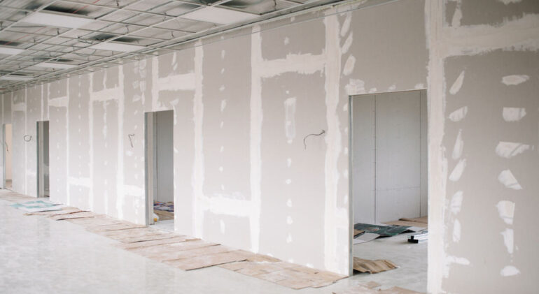 Partitioning and Ceiling installation